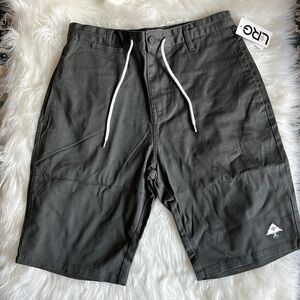 🆕 LRG Men's Choppa Cargo Denim Jean Shorts Charcoal Pockets Size 28